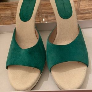Green & Cream heel